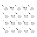 20PCS Zahnärztlicher Mundspiegel, Edelstahl Diagnostischer Zahnärztlicher Mundspiegel Intraoraler Zahnarztspiegel für die Innenseite des Mundes (5# 24mm)