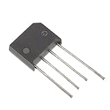 MAGICLULU 10 Stück Teiliges Brückengleichrichter Stabile Diodenbrücke für Elektronische Schaltungen Schwarz Kunststoff Metall Material Max Ausgangsstrom