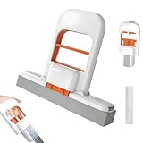 Mini Foldable Desktop Mop, Mini Faltbarer Tischmopp, Schwammwischer Schwamm Wischmopp, Nass Und Trockengebrauch Reinigungssystem Kleine Baumwollmops für Badezimmer, Küche 15*13*3cm