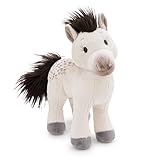 NICI Kuscheltier Pferd Mony K. Pony 17cm - weiß - Weiches Plüschtier – niedliches Stofftier zum Kuscheln & Spielen – tolle Geschenkidee für Kinder & Erwachsene | 62235