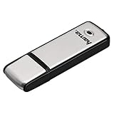 Hama 64GB USB-Stick USB 2.0 Datenstick (15 MB/s Datentransfer, inkl. LED-Funktionsanzeige, Speicherstick, Memory Stick mit Verschlusskappe, geeignet für Windows/MacBook) silber