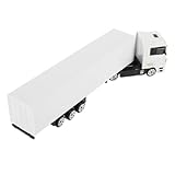 Beaupretty Metall LKW Modell mit Beweglichen Türen und Rädern Langlebiges Diecast Semi Truck für Sammler Pädagogisch zur Motorischer Fähigkeiten als und Display