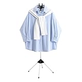 Kleiderdampferständer - 160 cm Aluminium PP-Halterung, Einstellbare Faltbare Unterstützung Für Dampfmaschine, Platzsparendes Rotations-Design | Home Wohnung Schlafsaal Hochzeitskleid Jacken Hosen