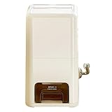 Generisch Rice Dispenser, Storage Bin, Large Capacity Food Keeper, Sealed Grain Organizer Box, Bucket Container for Kitchen, Pantry, Freezer, Outdoor Use, Livestock Feed 6.14x6.14x10.83 Inch