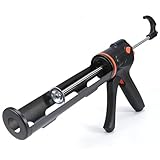 Kartuschenpresse, Silikonspritze 18:1 mit Anti-Tropf-System - 360° Drehbare Metall-Kartuschenpistole für 300ml Silikon, Acryl, Mörtel - Neu 2025 Profi Edition mit 150kg Maximaldruck