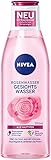 NIVEA Rosenwasser Gesichtswasser (200 ml), erfrischendes Gesichtswasser mit Rosenwasser natürlichen Ursprungs, klärende Gesichtspflege für jeden Hauttyp