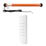 3T-MOTORS Funk-Markisenmotor 3T45-40RX, für Gelenkmarkisen bis 5 m Ausladung, 80 kg Zugkraft, 40 Nm Drehmoment – inkl. Funk-Handsender, Adaptersatz 78 mm und Montagezubehör