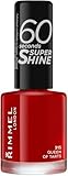 Rimmel London 60 Sekunden Super Shine Nagellack, Rot, 8ml