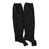 FRCOLOR wasserdichte Regenhose mit Überziehstiefel für Damen und Herren Atmungsaktiv rutschfest für Motorradfahren und Wandern Wetterfeste Outdoorhose Praktischer Schutz bei Starkem Regen
