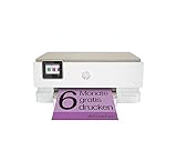 HP Envy Inspire 7220e Multifunktionsdrucker, Tintenstrahldrucker, 6 Monate gratis drucken mit HP Instant Ink inklusive, HP+, Drucken, Scannen, Kopieren, Fotodruck, DIN A4, WLAN, Airprint