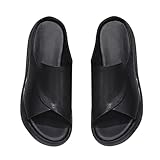 Plateau Sandalen Damen Weiß Orthopädische Schuhe Sommer Slippers Arch Support Damenschuhe Schnell Trocknend Pantoffelen Open Toe Freizeitsandalen Atmungsaktiv Schlappen Coole Strandsandalen