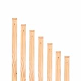 Mega Holz Zaunlatten Paket ' Sylt' 10 Stück aus Lärchenholz 130 cm Höhe Zaun Brett Zaunbrett Gartenzau Holzzaun