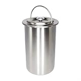 Hasaller Fleischpresse Kocher Edelstahl Fleisch Dampfgarer Presstopf Küche Lebensmittel Dampfgarer Topf Küche Ba-con Me-at Druck Schinkenkocher mit eingebautem Thermometer für Küche Kochen