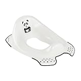 keeeper Panda Kinder-Toilettensitz, Ab ca. 18 Monate bis ca. 4 Jahre, Anti-Rutsch-Funktion, Ewa, Weiß