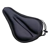 RWAJZAX Weicher Mit Gel Gepolsterter Fahrradsattelbezug Für Berge Kissen Stoßdämpfend Fahrradschutz Regen