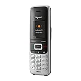 Gigaset PREMIUM 100HX - DECT-Mobilteil mit Ladeschale - Fritzbox-kompatibel - Schnurloses Telefon erweiterung für Router und DECT-Basis - Datensynchronisation per USB, top Akustik, platin-schwarz