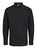 JACK & JONES JPRBLAJAXON Stretch Shirt L/S NOOS, Schwarz,M