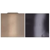 TOOLSGO 310x310mm PEI Flexible Federstahl 3D Druck Bauplatte mit magnetischer Gummiplatte kompatibel mit CR 10 / 10S und anderen 3D Druckern