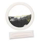 ERINGOGO Sanduhr Ornamente Heimdekoration Sandkunst Ornament Drift Sandlandschaft Sandlandschaften Bewegtes Sandbild Bewegter Sand Künstlerischer Sand Schreibtischspielzeug