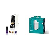 NESPRESSO Krups XN1101 Essenza Mini Kaffeekapselmaschine | 1260W | weiß | 0,7 Liter & Siemens BRITA Intenza Wasserfilter TZ70033A