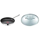 Tefal Jamie Oliver by Cook's Direct On Bratpfanne 24 cm & Oliver by Glasdeckel B89985 | 24 cm