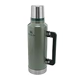 STANLEY Classic Legendary Thermosflasche 1.9L - Thermos Hält 45 Stunden Heiß Oder Kalt - Edelstahl Thermoskanne - BPA-Frei - Spülmaschinenfest - Hammertone Green