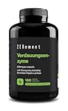 Verdauungsenzyme - 10 Enzyme einschließlich Bromelain und Papain, Hohe Konzentration - 200mg pro Kapsel - 180 Vegane Kapseln - Geeignet für Alle Diäten - Ohne Zusatzstoffe, Glutenfrei