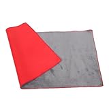 SOIMISS Mikrofaser Autotuch Doppelseitig Saugfähig Schnelltrocknend Korallfleece und Veloursleder Auto Reinigungstuch Kratzfrei Autopflege Zubehör