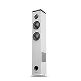 Energy Sistem Tower 5 g2 Ivory Lautsprecherturm 65 W und True Wireless Stereo (Bluetooth 5.0, USB/MicroSD MP3 Player, Audio-In) - Weiß