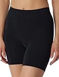 Schiesser Damen längerem Bein Longshort Radlerhose nahtlos-Classic Seamless Unterwäsche, schwarz_181257, M