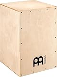 Meinl Percussion Headliner Cajon Instrument - Kompakte Trommelkiste mit Snare und Bass Sound - Schlagfläche Baltische Birke (HCAJ100NT)