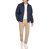 Tommy Hilfiger Herren Lightweight Water Resistant Varsity Bomber Jacket Shell-Jacke, Midnight Softshell W. Laydown-Kragen, M