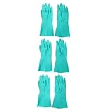 TOYANDONA 3 Paare Fanghandschuhe rutschfest Faltenstruktur Stichfisch Innenhandschuhe Baumwolle für Angeln und Jagd