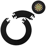 DASIAUTOEM Dart Catchring Surround, Umrandung Dartscheibe Schutzring, Surround Auffangring Dart Backboard, Dart Surround Leichtes Eva Dartscheiben Surround für Ø 45cm Dartscheibe, Gesamt Ø 72cm