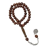Eleganter Rosenkranz aus Holz mit Fransen für Gebet und Achtsamkeit