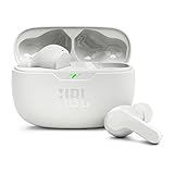 JBL Wave Beam – Kabellose In-Ear Ohrhörer mit IP54 und IPX2 Wasserdichtigkeit – Freisprechfunktion und 32 Stunden Akkulaufzeit – In Weiß