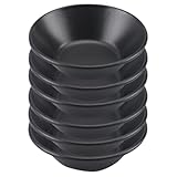 VALICLUD 6 Stück Backförmchen aus Metall Antihaft Tarteformen in Schwarz Schnelle Wärmeleitung für Kuchen Pudding Desserts Küchen Zubehör für Zuhause und Gastronomie