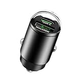Auto USB Ladegerät, Auto Telefon Ladegerät zum Einstecken Dual Ladebuchse 100W Dual Pd Ladebuchse Ladegerät Qc 3.0 Auto Adapter Telefonladegerät
