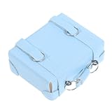 SOPOTUTU Mini Hauszubehör Miniatur Aktentasche Mini Koffer Miniatur Dinge Spielzeugkoffer Für Mädchen Winzige Aktentasche Winziger Koffer Himmelblau