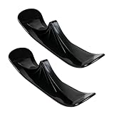 Dqsgiqe Schneescooter-Umbausatz, 1 Paar Schneeschlitten-Skiscooter-Kit, Ski-Skateboard-Schlitten-Umbauzubehör, Für Sand, Gras, Unebene Schotterwege, Park, Strands, Outdoor-Abenteuer