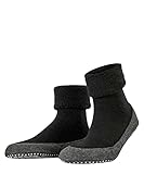 FALKE Herren Stoppersocken Cosyshoe M HP Wolle rutschhemmende Noppen 1 Paar, Schwarz (Black 3000), 43-44