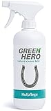 Green Hero Hufpflege für Pferde 500 ml Pflegt Haut und Huf bei Strahlfäule Mauke und Hautverletzungen Strahlpflege Huf Pflege Spray auf natürlicher Basis Made in Germany