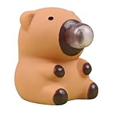 Generisch Capybara-Puppe | Capybara Plüschtier | Kuscheltier | Süßes Blasenspucken | Capybara Figur Puppe | Capybara Figur Ornament Spucke Blase Ornamente Kreative Puppe für Kinder Mädchen