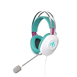 ASUS TUF Gaming H1 Gen II Hatsune Miku Edition (kabelgebundener USB-A50mm, 40mm Essence Treiber, Virtual 7.1 Surround Sound, TeamSpeak-zertifiziertes Mikrofon, leicht 297g, für PC, PS5)