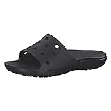 Crocs unisex-adult Classic Slide Slide Sandal, Black, 43/44 EU