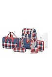 Samsonite Sammies Ergofit - Schulranzen-Set 6-teilig, Mehrfarbig (Classic Checks)