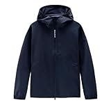 WOOLRICH Herren Pacific Jacke wasserdicht mit Kapuze CFWOOU0693MRUT3280 Farbe Blau, Siehe Foto, L