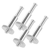 LALADEFIEE 4 Stück Teiliges Mikrofonständer adapter Schraubgewinde Langlebiger Adapter für Professionelle Aufnahme Kompatibel mit Meisten Mikrofonstativen und Zubehör