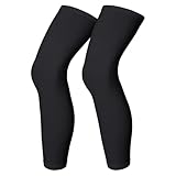 YUEXNKO Sport Armlinge Beinlinge Radsport Beinstulpen UPF 50+ Sport Beinlinge Knielinge Kompression Anti-Rutschen,Kompressions-Vollbeinmanschette für Radfahren,Basketball,Laufen Herren/Damen