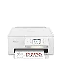 Canon PIXMA TS7650i Multifunktionsdrucker 3in1 (Tintenstrahl,Drucken, Kopieren, Scannen, A4, 6,7 cm Touch LCD, WLAN, Duplexdruck, 2 Papierzuführungen, kompatibel mit Pixma Print Plan ABO) Weiß